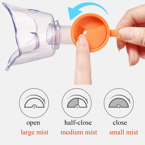 Compresor NebuMayluck Compressor Nebulizer Machine with 1 Set Acessory, Jet Nebulizers Personal Steam Inhaler for Kids Adults