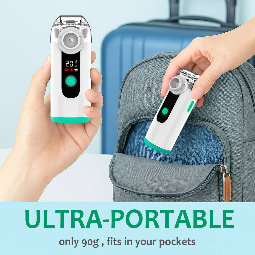 Mayluck Portable Nebulizer with Self-Clean Function, Portable for Daily Use On-the-Go