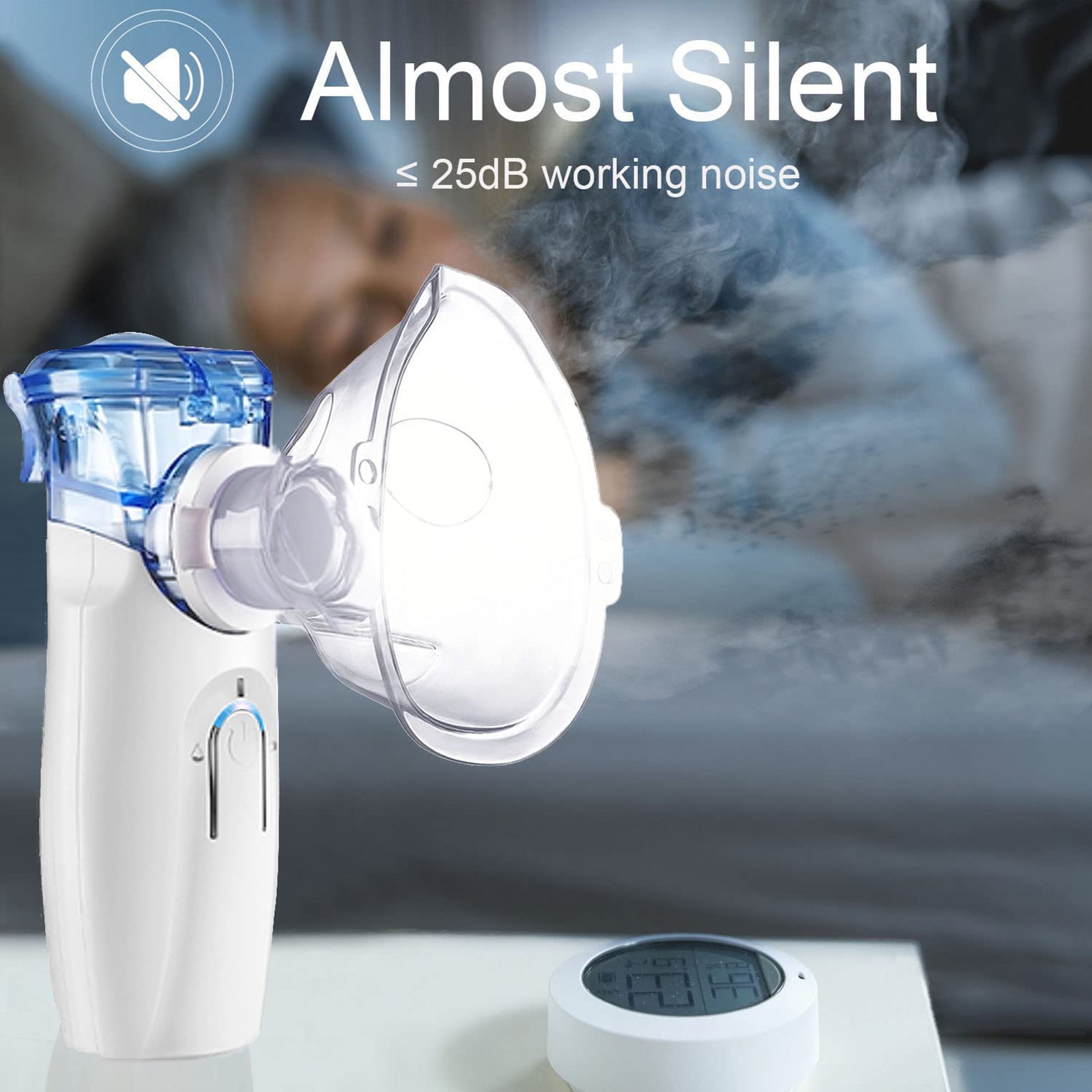 Ultrasonic Nebulizer, Portable Nebulizer Machine with Two Power Mode