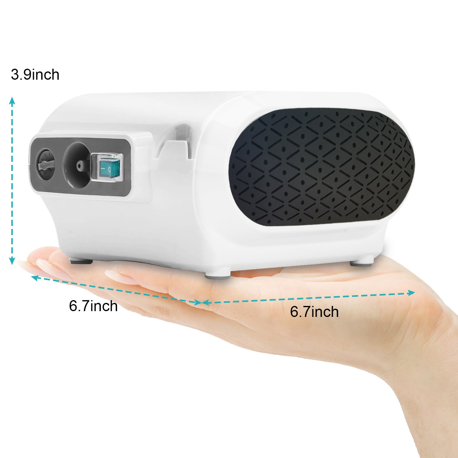 Compresor NebuMayluck Compressor Nebulizer Machine with 1 Set Acessory, Jet Nebulizers Personal Steam Inhaler for Kids Adults